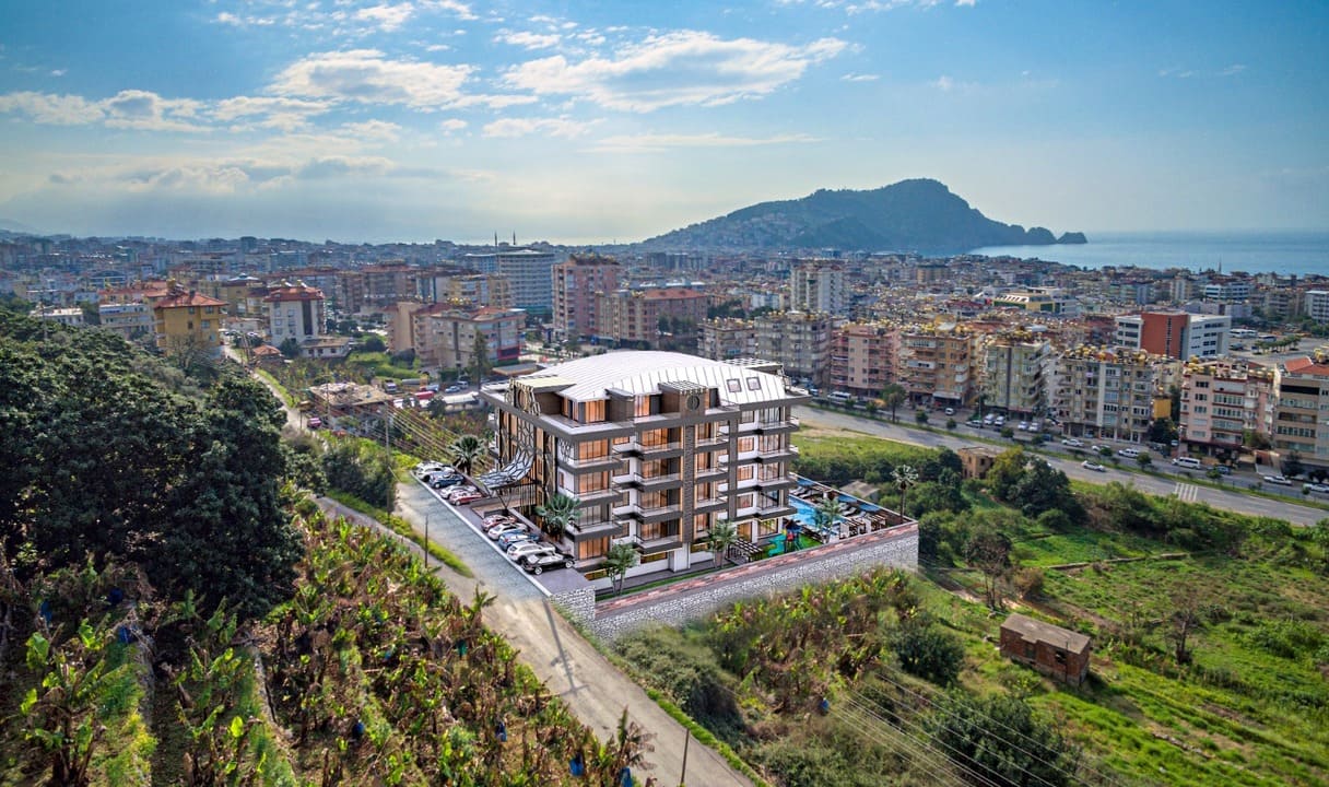 Wohnung 1+1 in Alanya, Turkey, Nr. 10576