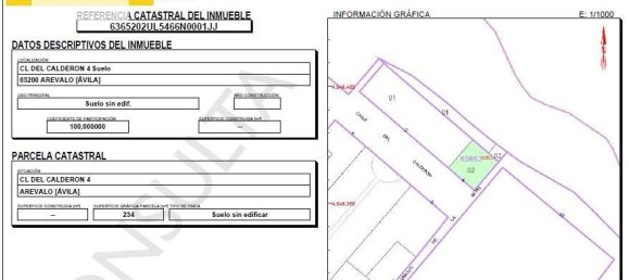 Grundstück in Arevalo, Spain 234m², Nr. 68938 3