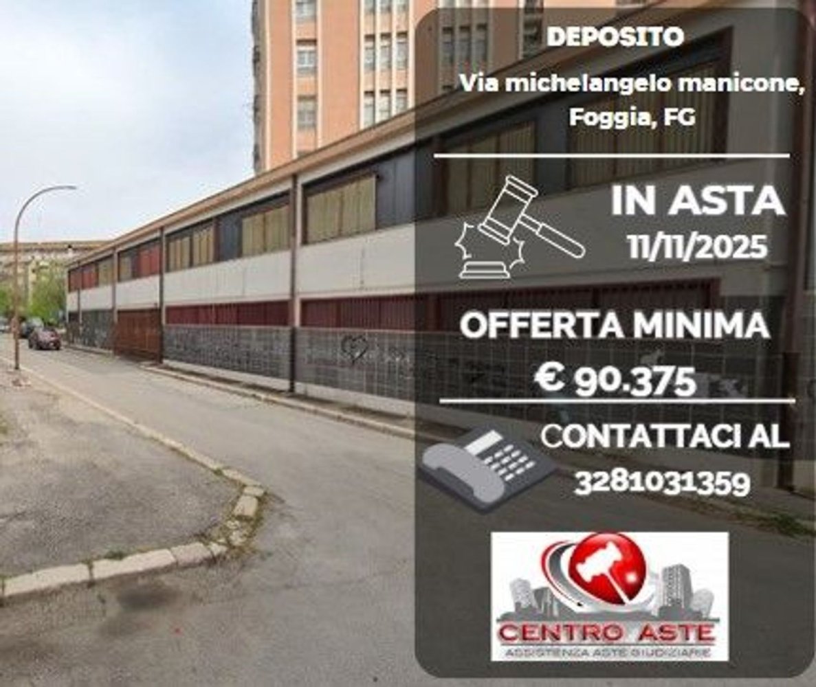  مرآب في Foggia, Italy 284متر مربع رقم 266395