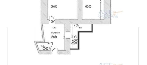 3-Zimmer Wohnung in Naples, Italy, Nr. 10940 7