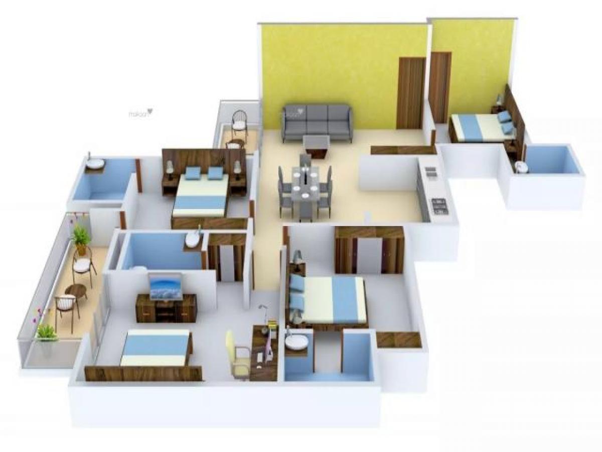 4 bedrooms House in Gurgaon, India No. 12995