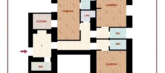 3 rooms Apartment in Caserta, Italy No. 300128 15