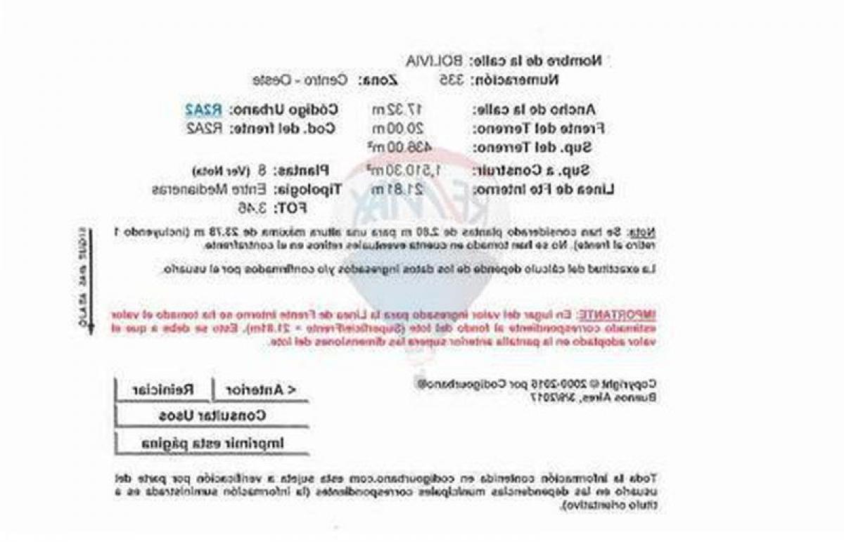  قطعة أرض في Buenos Aires, Argentina رقم 110404