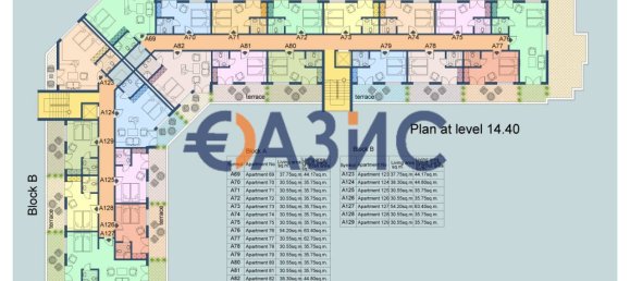 Estúdio em Sveti Vlas, Bulgaria N.º 84 30