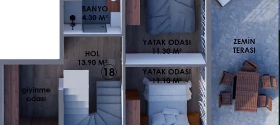 Appartement 2+1 à Aksu, Turkey No. 33072 6