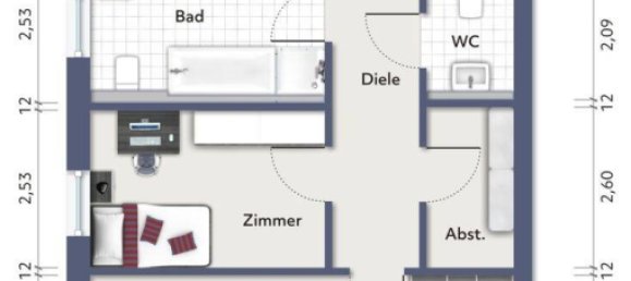 Квартира с 2 спальнями в Альб-Дунай, Германия № 318818 7