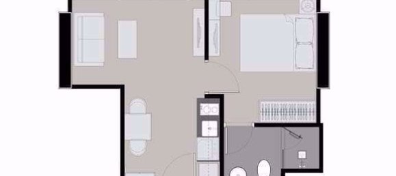 شقة 1 غرف نوم  في Ratchathewi, Thailand رقم 10123 10