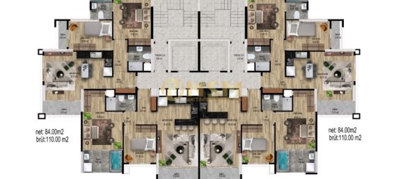 Apartment 2+1 in Mersin, Turkey No. 5593 2