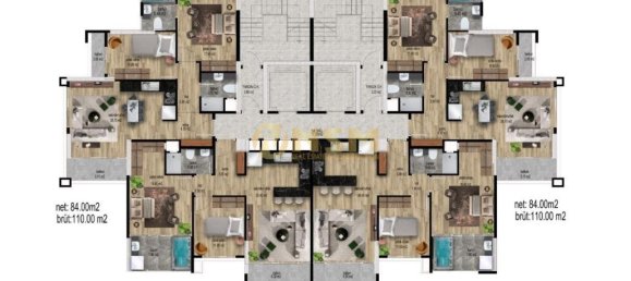 Apartment 2+1 in Mersin, Turkey No. 5593 26