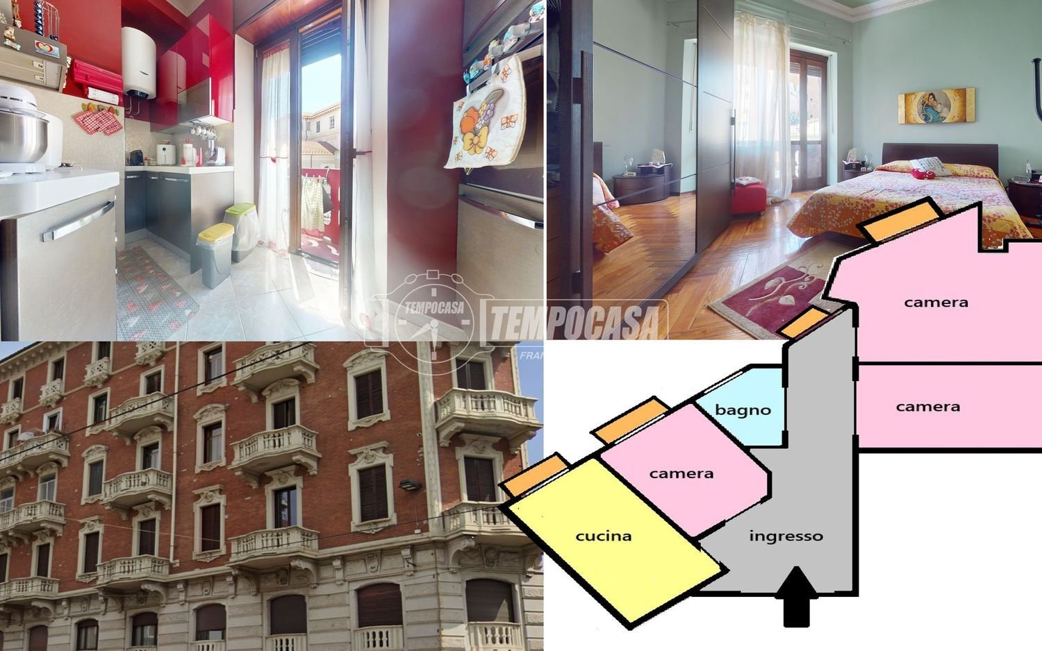 4 bedrooms Apartment in Turin, Italy No. 375217