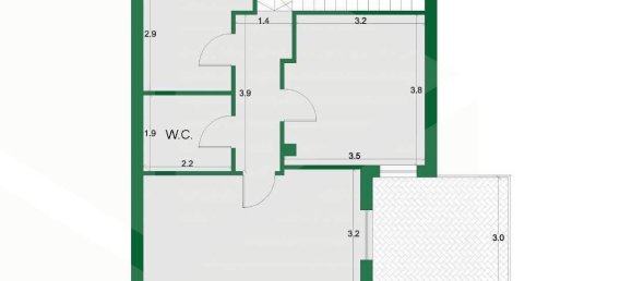 Квартира с 5 комнатами в Буссоленго, Италия № 18548 8