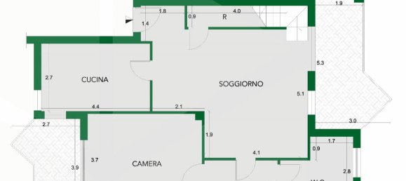 Квартира с 5 комнатами в Буссоленго, Италия № 18548 4