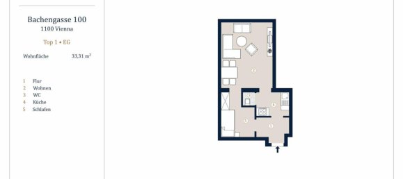 استوديو في Favoriten, Austria رقم 212470 11