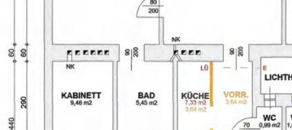 3 rooms Apartment in Brigittenau, Austria No. 39935 20