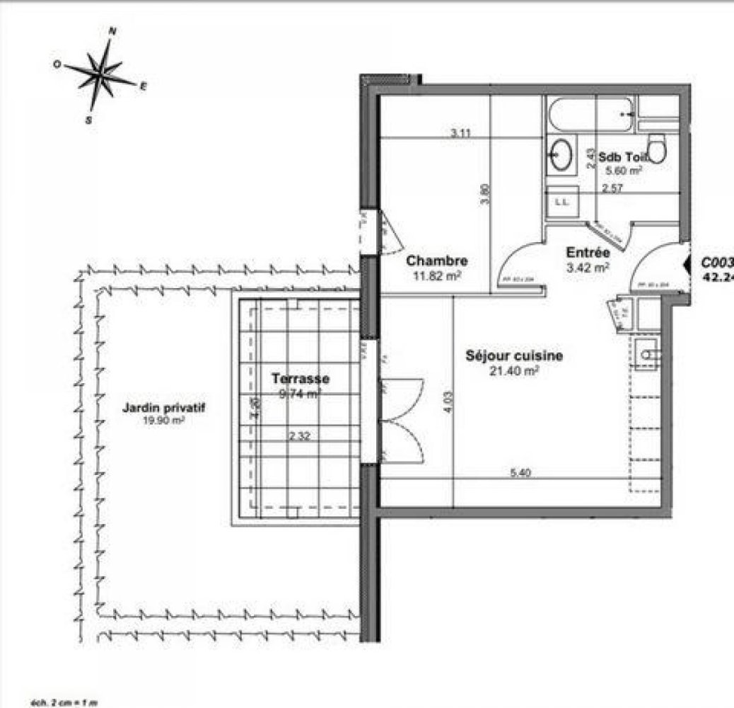 Студия в кондо  в Бонвиль, Франция № 25814