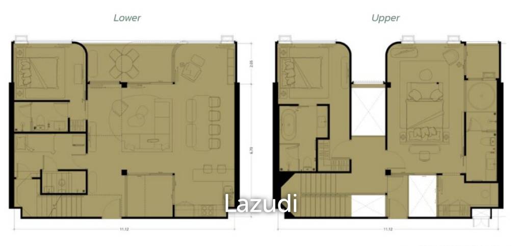 3 bedrooms Duplex in Hua Hin, Thailand No. 13023