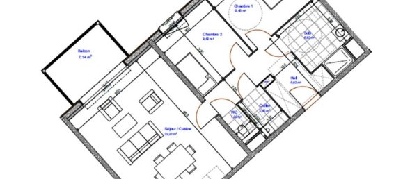 2 bedrooms Apartment in Croix, France No. 229146 6