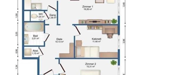 3 rooms Apartment in Vienna, Austria No. 149084 7