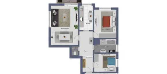 2 chambres Appartement à Rems-Murr-Kreis, Germany No. 350255 16