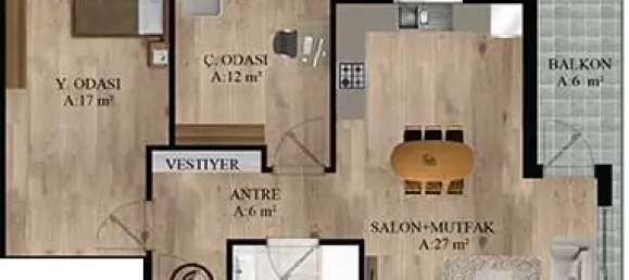 Wohnung 2+1 in Ägäische Region, Turkey, Nr. 33447 19