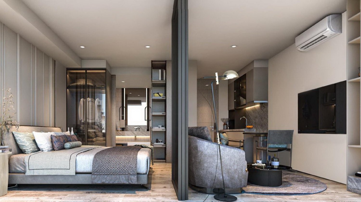 Apartamento com 1 quarto em condomínio em Phuket, Thailand N.º 31509