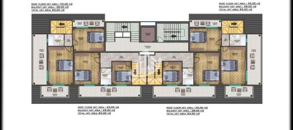 شقة 2+1 في Mahmutlar, Turkey رقم 11428 17