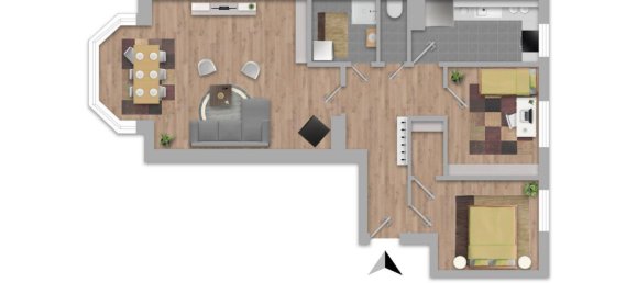 Квартира с 3 комнатами в Штоккерау, Австрия № 175526 25