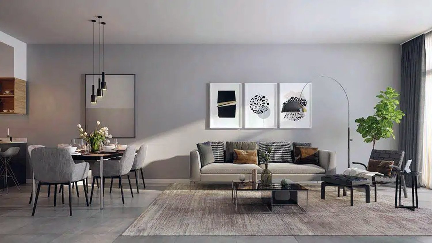 Квартира с 2 спальнями в Джумейра Вилладж Серкл, ОАЭ № 58581