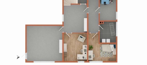 Дом с 1 спальней в Харбург, Германия № 269258 21