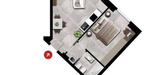 Apartamento T1 em Milan, Italy N.º 338890 8