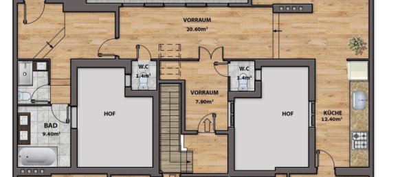 6 rooms Penthouse in Leopoldstadt, Austria No. 38506 40