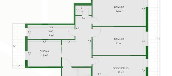 4-Zimmer Wohnung in Terlizzi, Italy, Nr. 17382 2