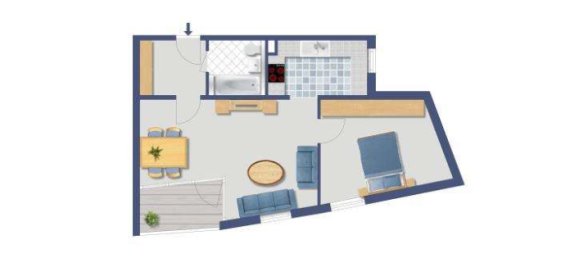 Apartamento de 2 habitaciónes en Kreuzberg, Germany No. 244082 5