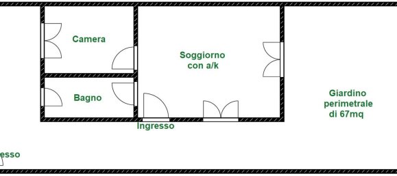 Apartamento de 2 divisões em Rome, Italy N.º 23270 69