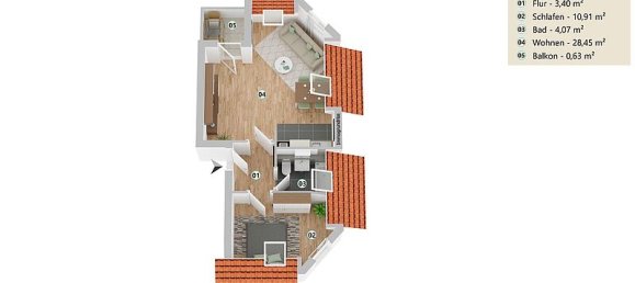 1 bedroom Apartment in Ostholstein, Germany No. 52059 10