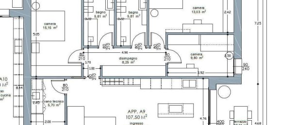 4-salle Appartement à Rubano, Italy No. 29975 25