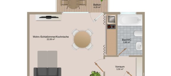 Studio in Breisgau-Hochschwarzwald, Germany No. 86526 12