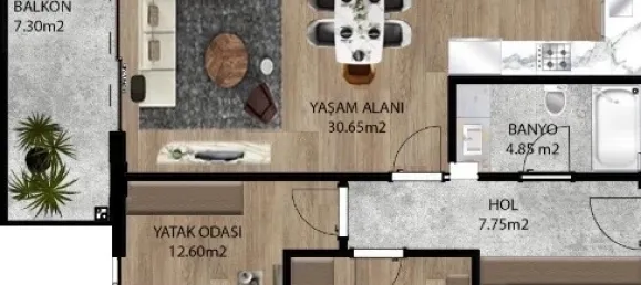 Apartment 2+1 in Aksu, Turkey No. 33080 9