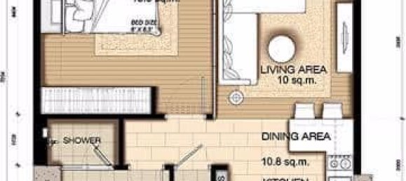 شقة 1 غرف نوم  في Ratchathewi, Thailand رقم 4491 4