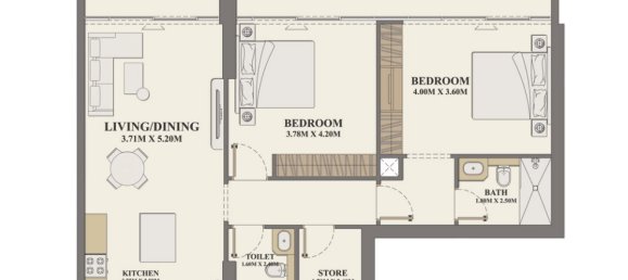 2 bedrooms Apartment in Celeste Heights, Al Furjan, UAE No. 65359 2