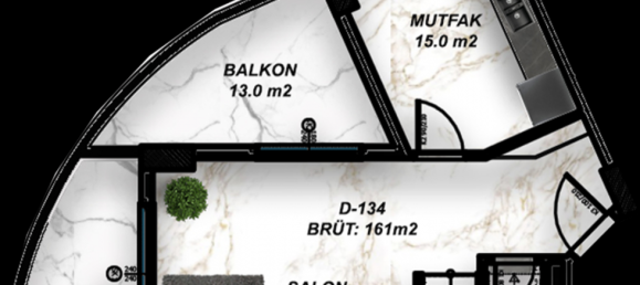 Penthouse 2+1 in Gazipasa, Turkey No. 22816 20