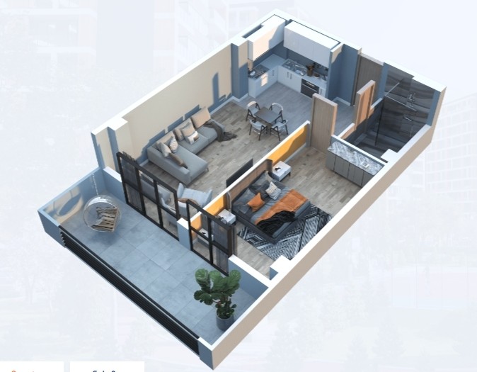 Studio in Tbilisi, Georgia No. 848