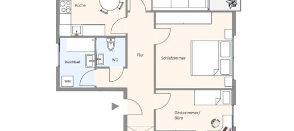 2 غرف نوم شقة في Kassel, Germany رقم 365223 9