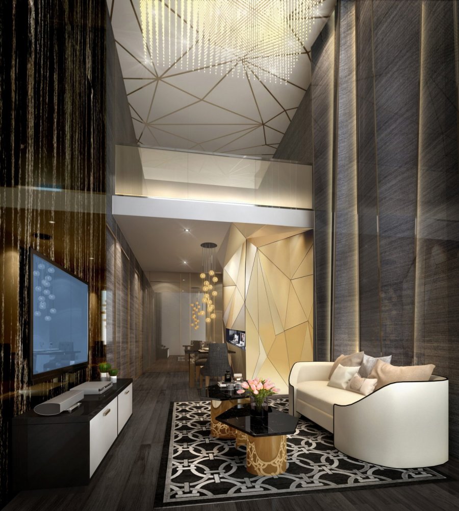 Квартира с 2 спальнями в Sapphire Luxurious Condominium Rama 3, Ян Нава, Таиланд № 76980