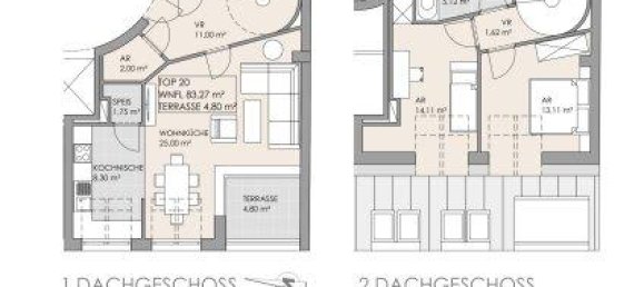 3 rooms Duplex in Wahring, Austria No. 141667 26