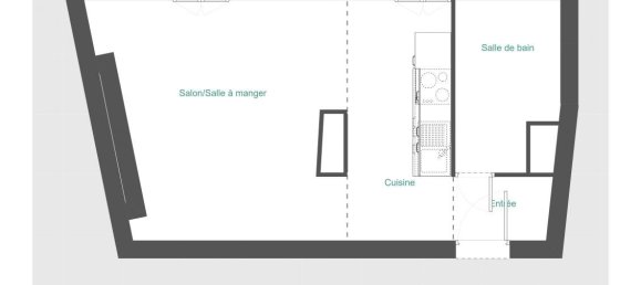 Studio in Paris, France, Nr. 184030 8