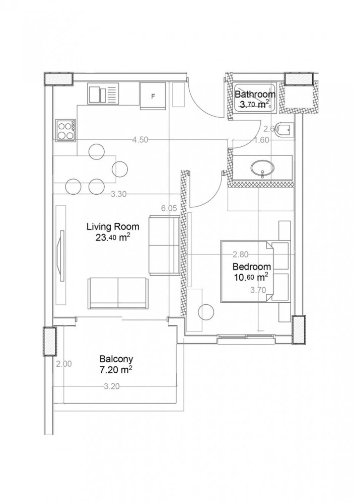 Apartamento de 1+1 en Yekta Green Life Gazipasa Residence, Gazipasa, Turkey No. 39536 1