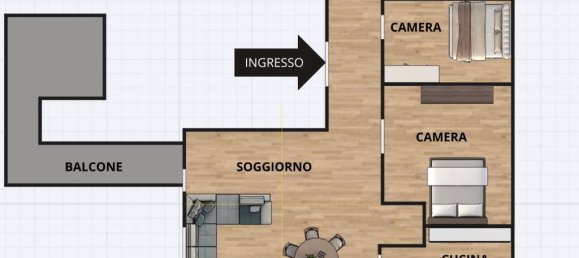 3 rooms Apartment in Ravenna, Italy No. 156113 26