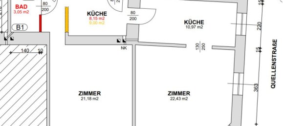 2 rooms Apartment in Favoriten, Austria No. 128136 19