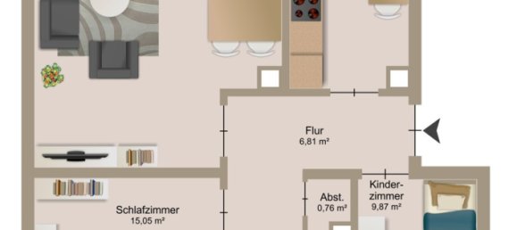 3-salle Appartement à Freiburg im Breisgau, Germany No. 109669 16